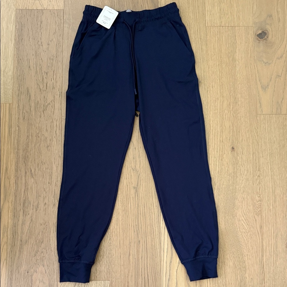 Fabletics Deep Navy High-Waist Performance Joggers